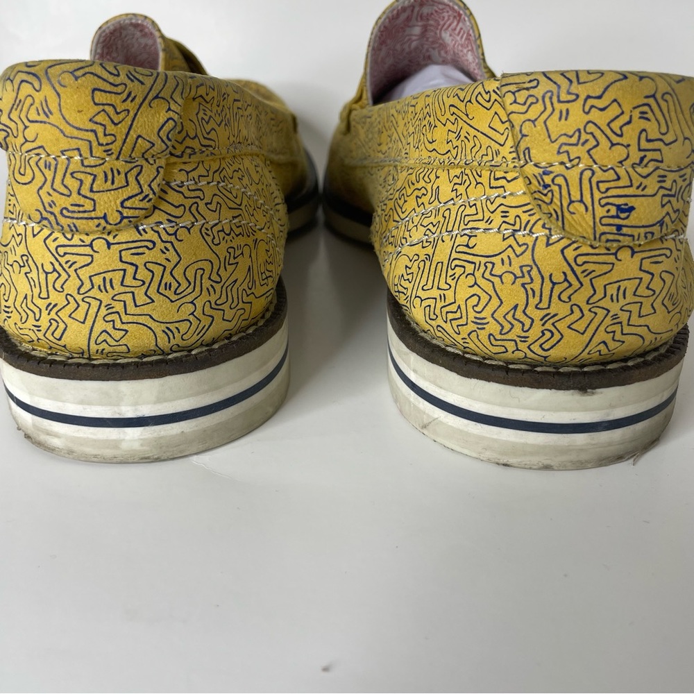 Yellow Patterned Loafers - Picture 7 of 13